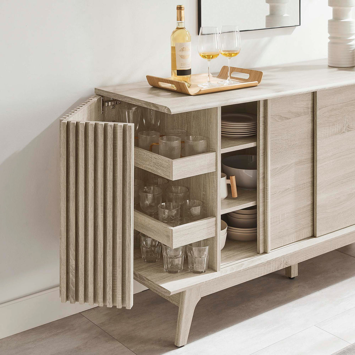 Eudora Oak Sideboard