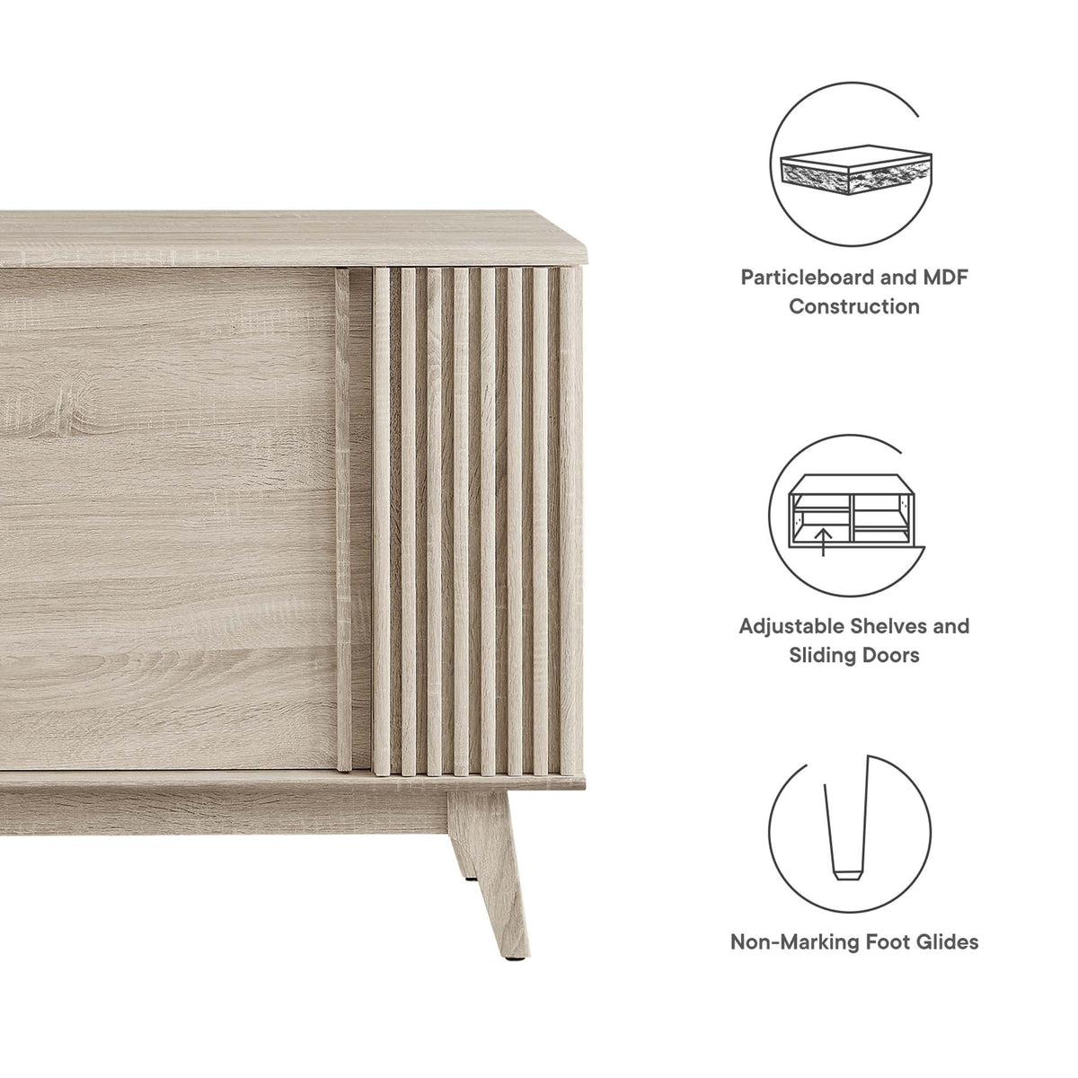 Eudora Oak Sideboard