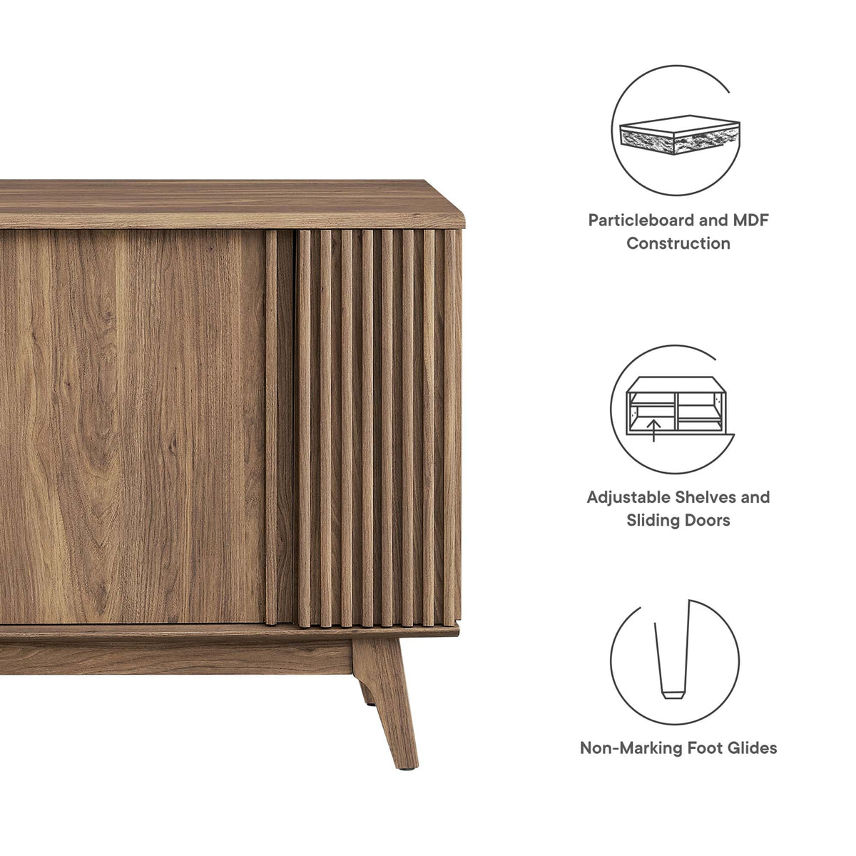Eudora Walnut Sideboard