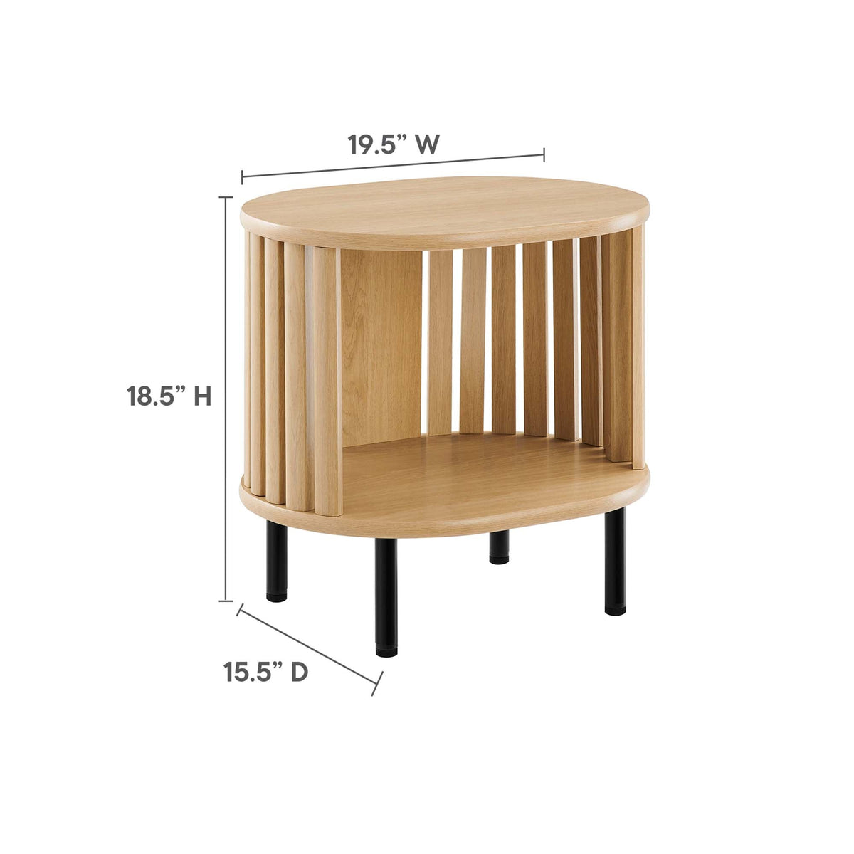 Fortitude Oak Side Table