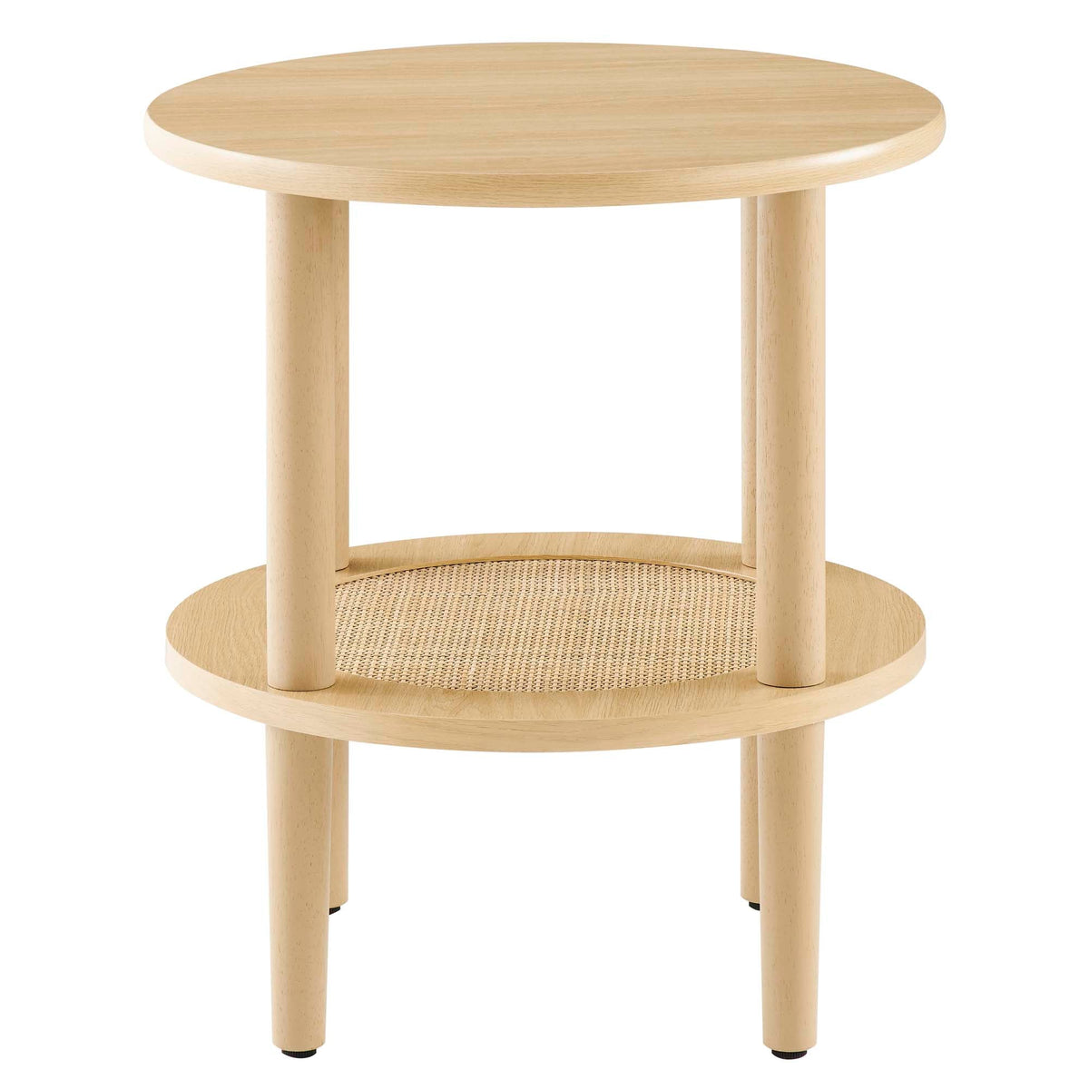 Torus Oak Round Side Table