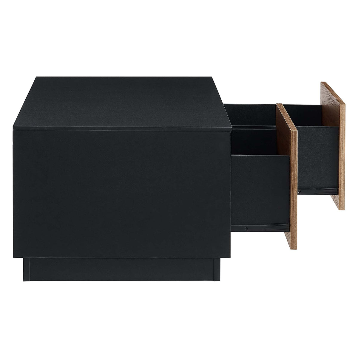 Holden Black/Walnut 36" Coffee Table