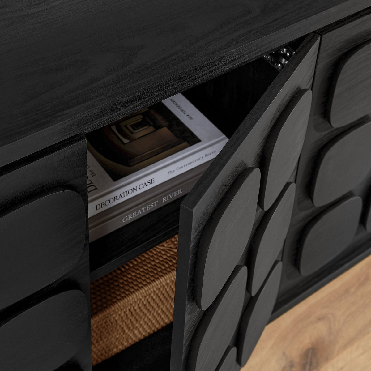 Toscana Black 61" Sideboard