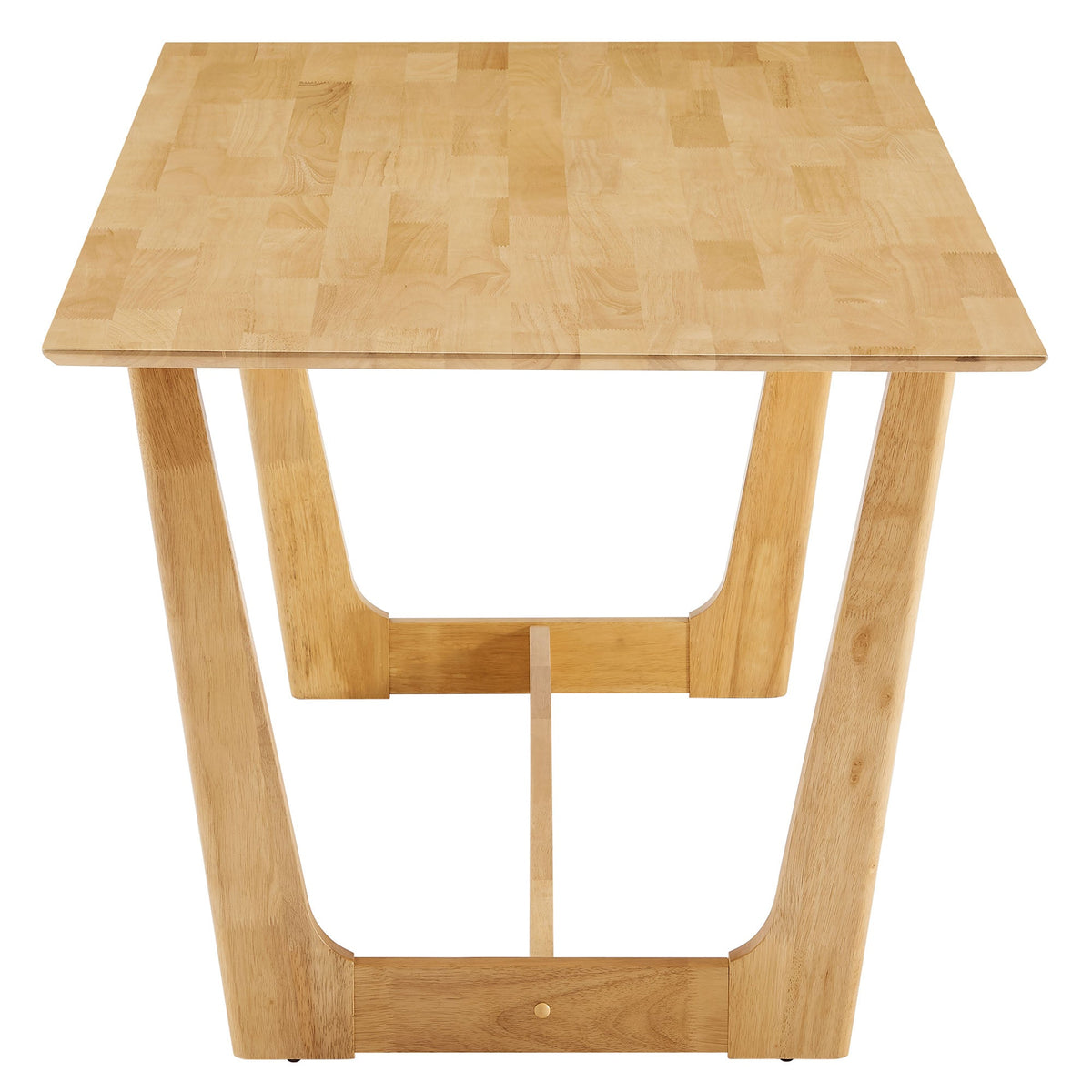 Solara Natural 71" Rectangle Wood Dining Table