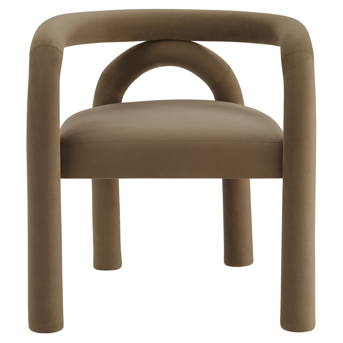 Astrid Camel Performance Velvet Dining Chair