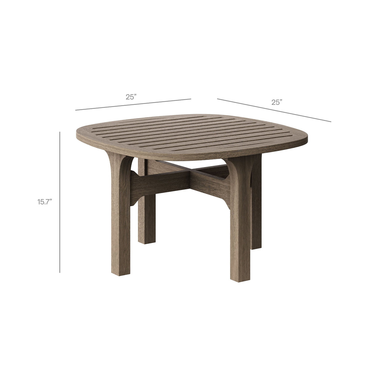 Saratoga Weathered Gray/Pebble Outdoor Patio Teak Wood 3-Piece Chaise Lounge Furniture Set