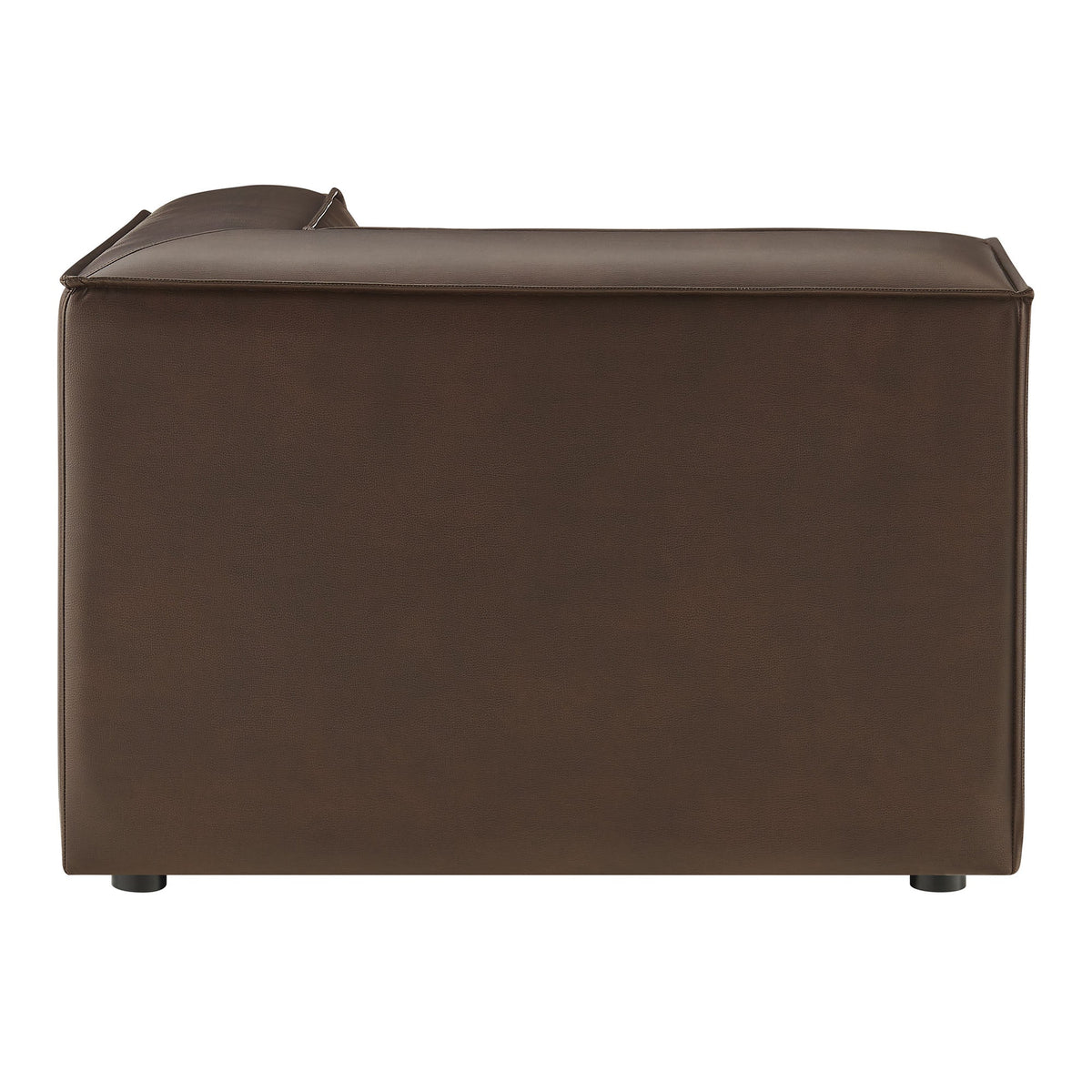 Restore Espresso Vegan Leather Modular Corner Chair
