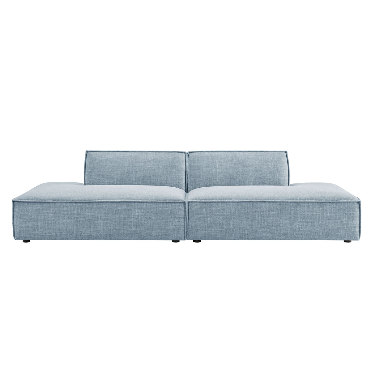 Restore Sky 2-Piece Performance Fabric Upholstered Modular Loveseat - 40.5x112"
