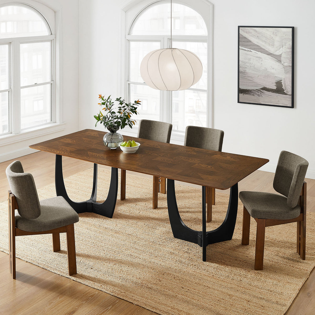 Wrenly Walnut 94" Dining Table