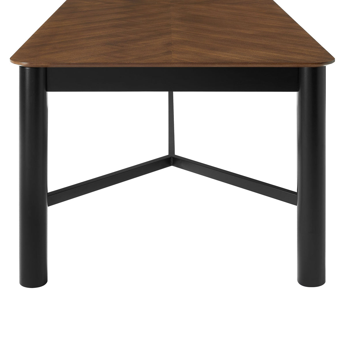 Ashlan Walnut 110" Rectangle Dining Table