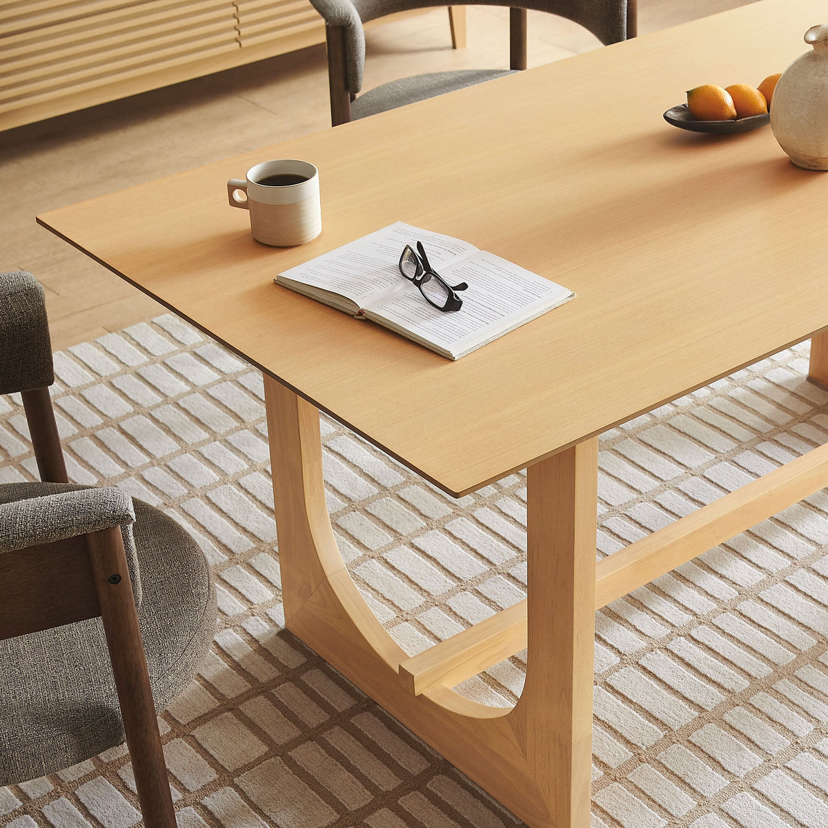 Ashcroft Oak 69" Rectangular Dining Table