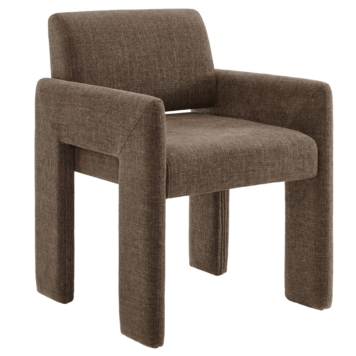 Daven Mocha Fabric Upholstered Dining Chair