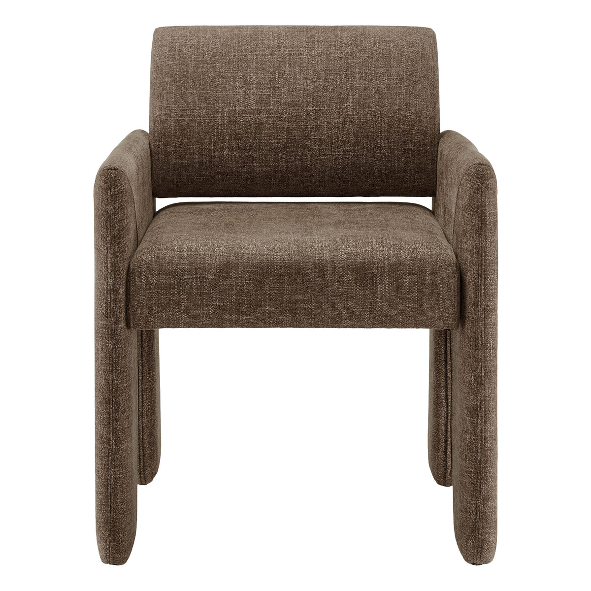 Daven Mocha Fabric Upholstered Dining Chair
