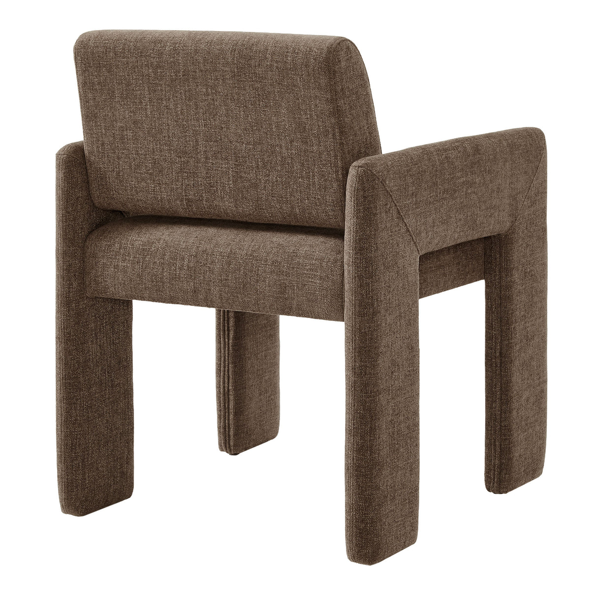 Daven Mocha Fabric Upholstered Dining Chair