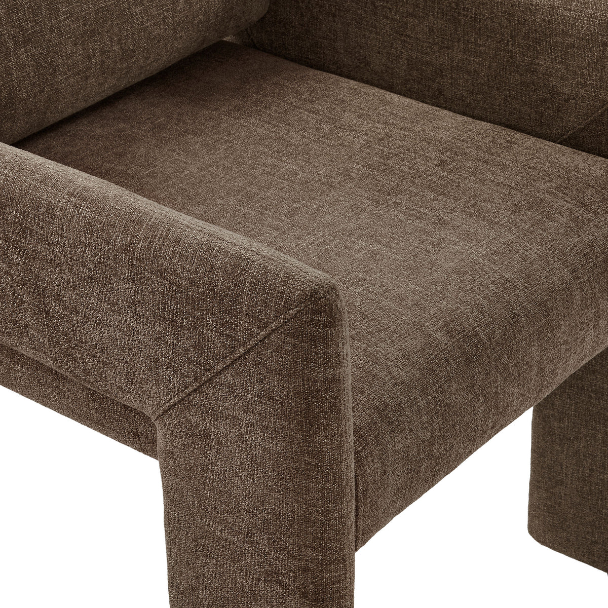 Daven Mocha Fabric Upholstered Dining Chair