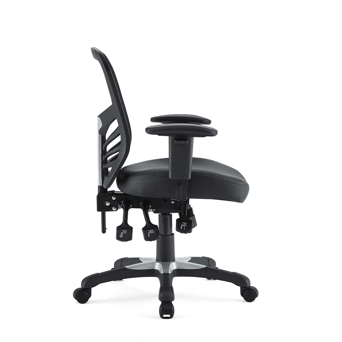 Articulate Black Vinyl Office Chair