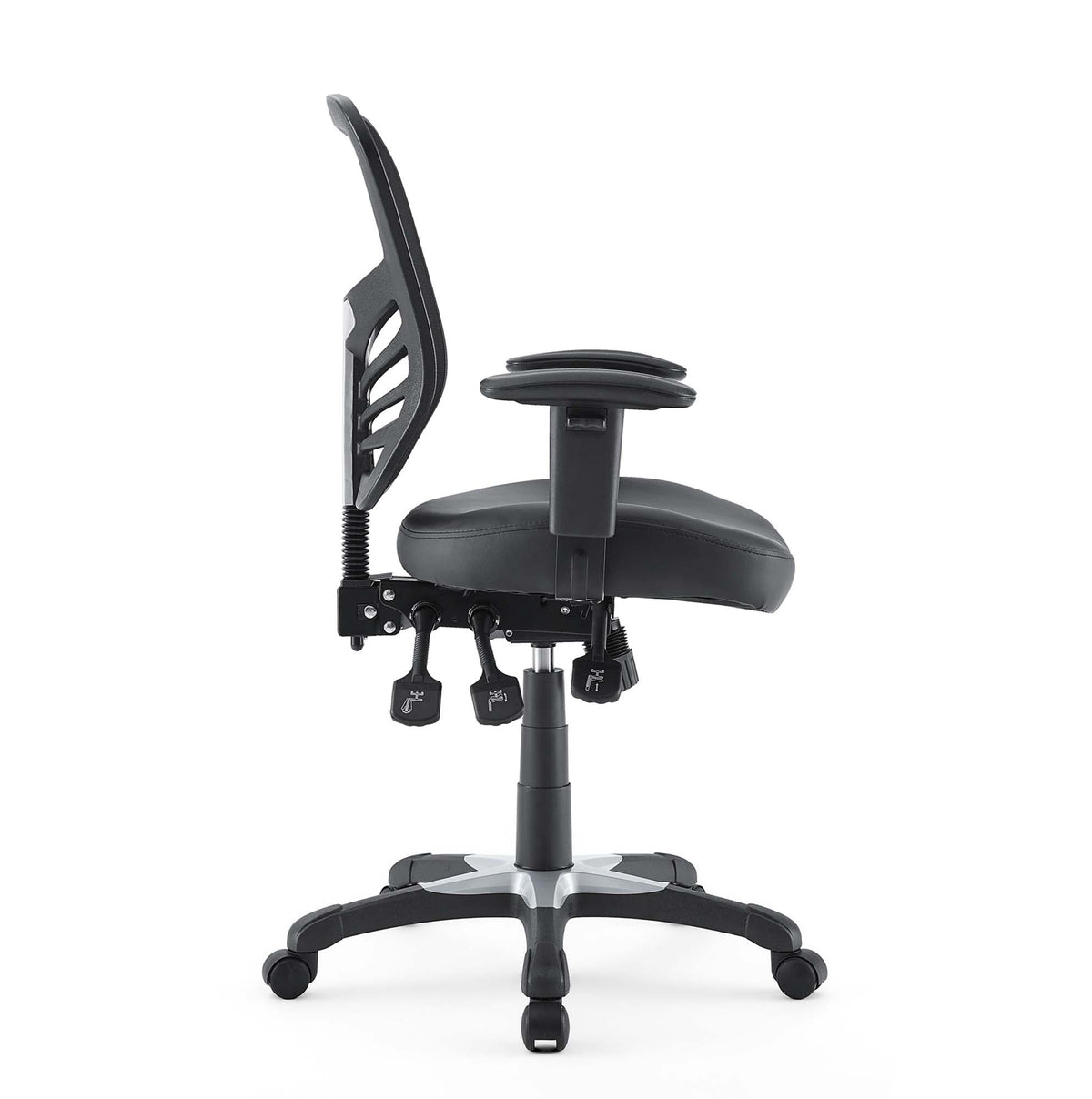 Articulate Black Vinyl Office Chair
