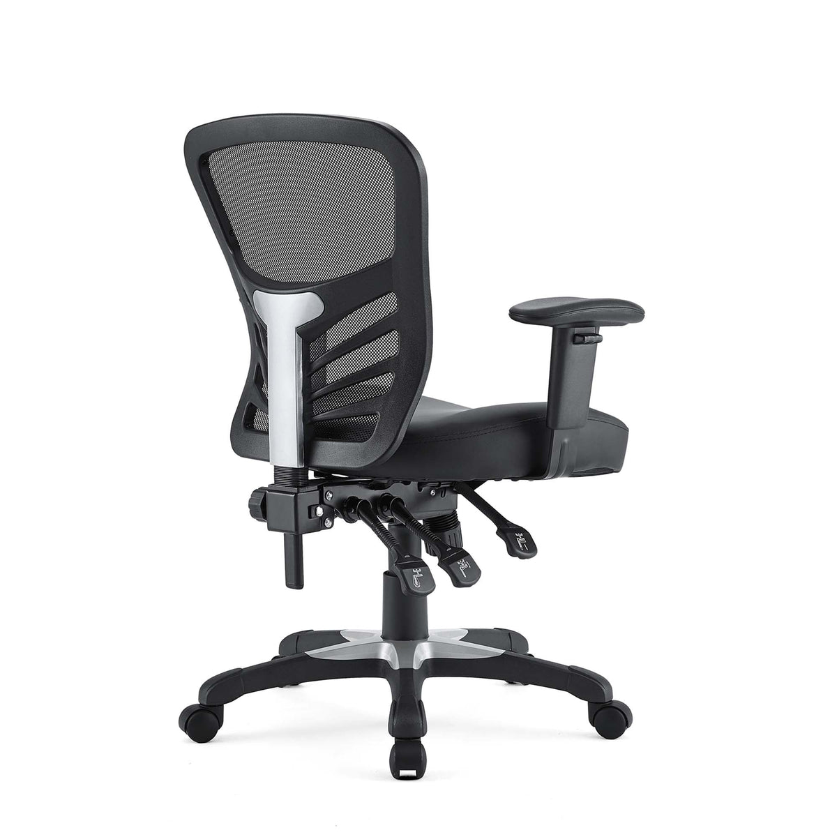 Articulate Black Vinyl Office Chair