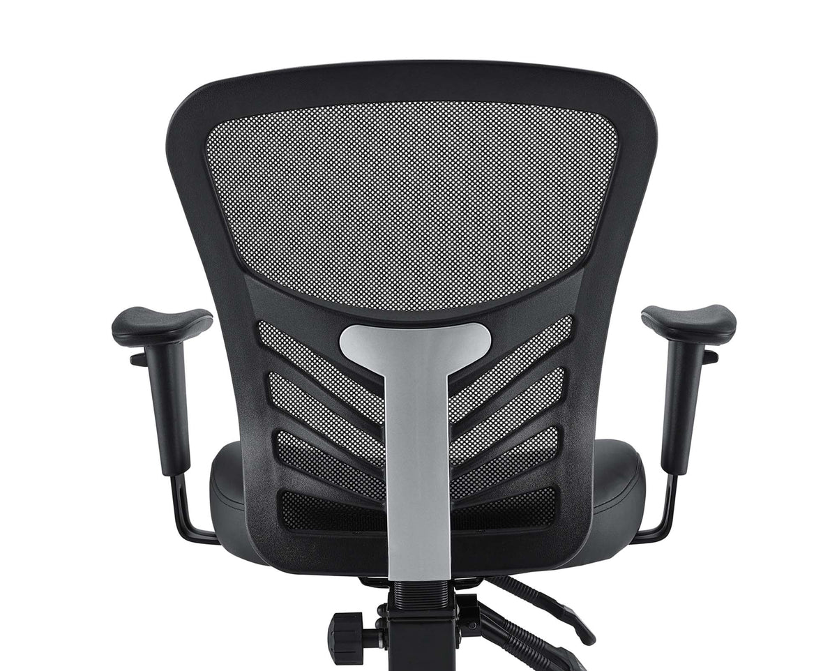 Articulate Black Vinyl Office Chair