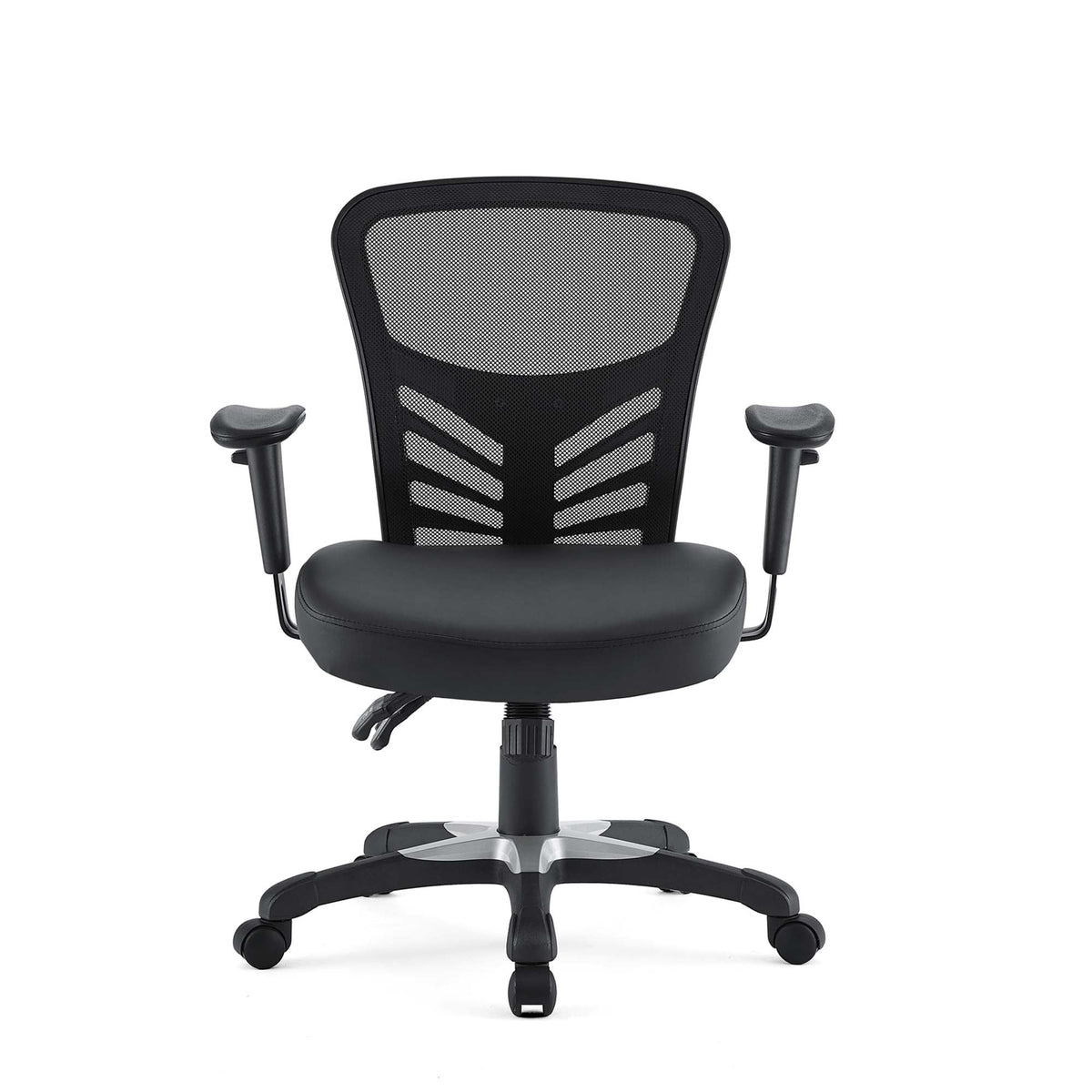 Articulate Black Vinyl Office Chair