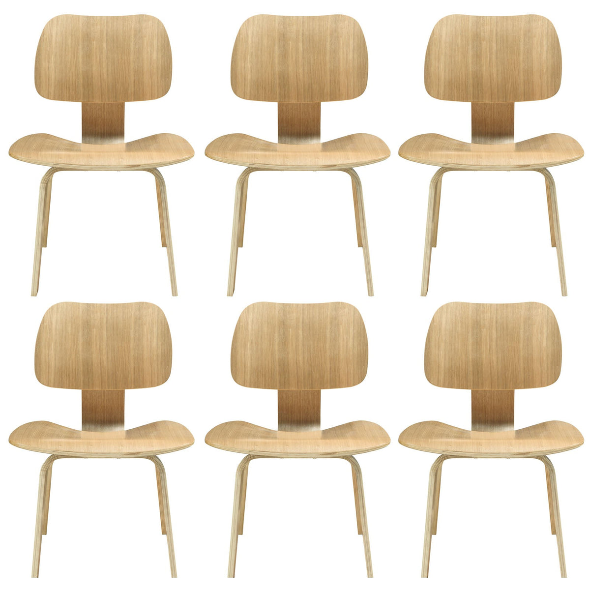 Fathom Natural Dining Chairs (Set of 6)