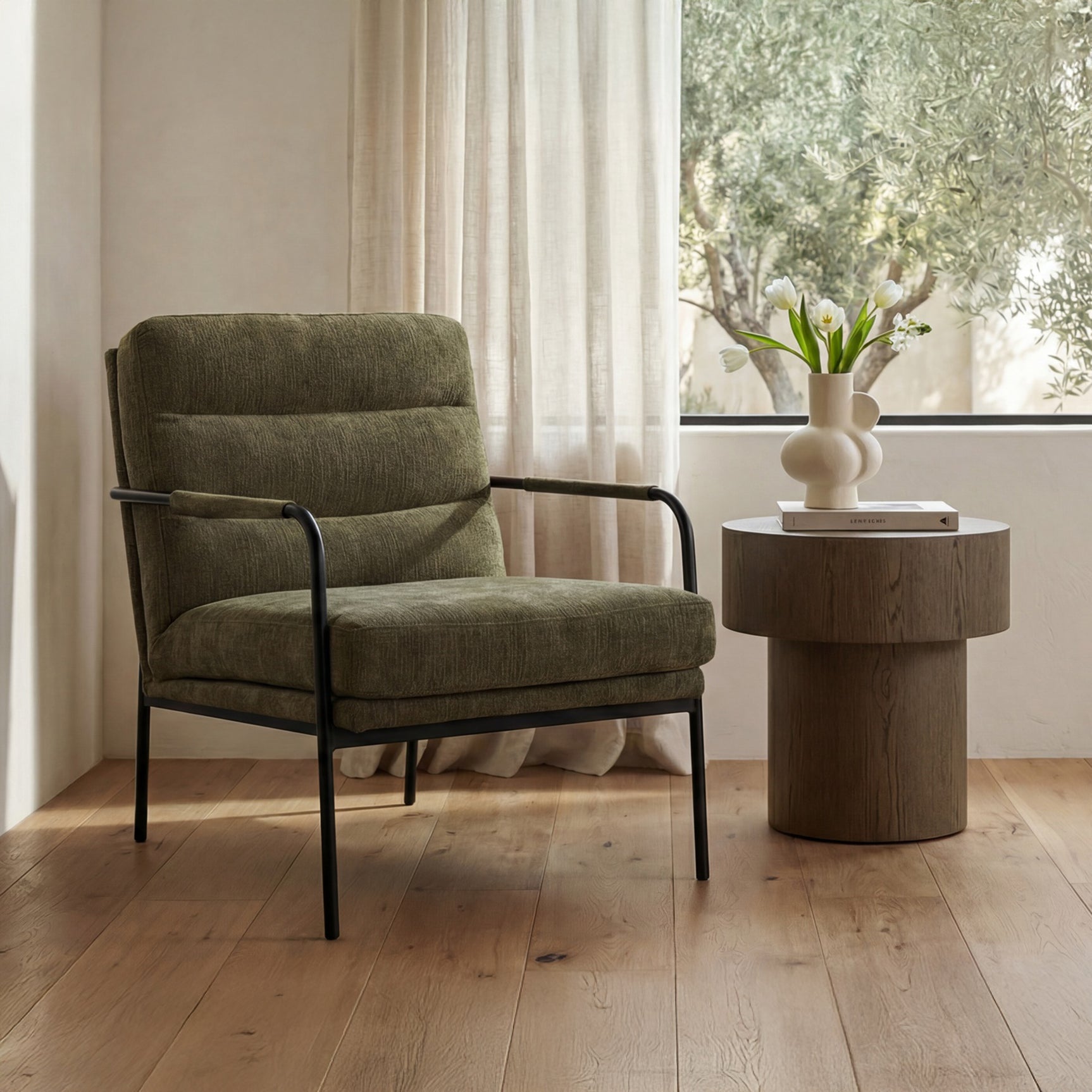 Verlaine Olive Chair