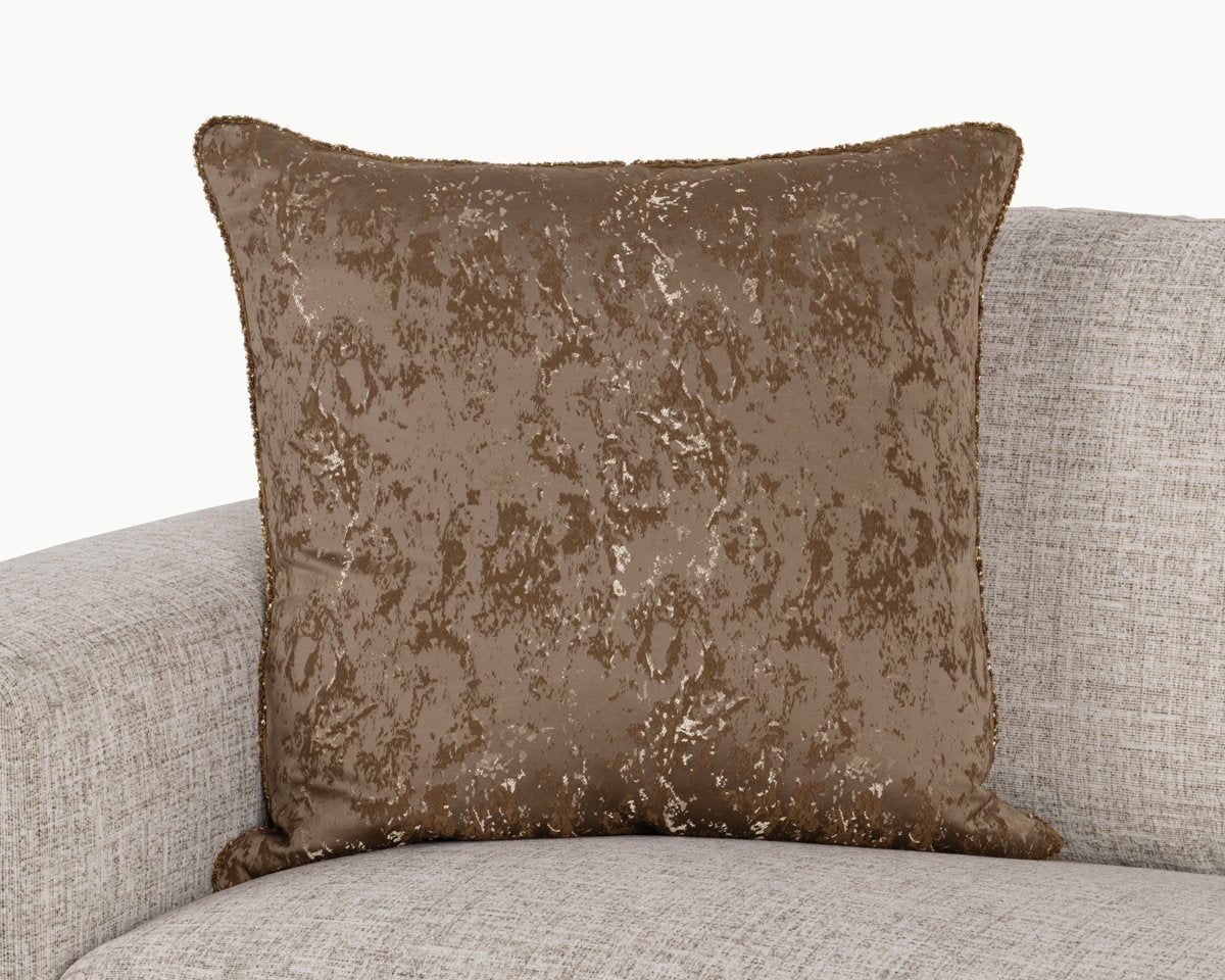 EQ Mica Bronze Multiple Sizes Throw Pillow (Set of 2) - Ornate Home