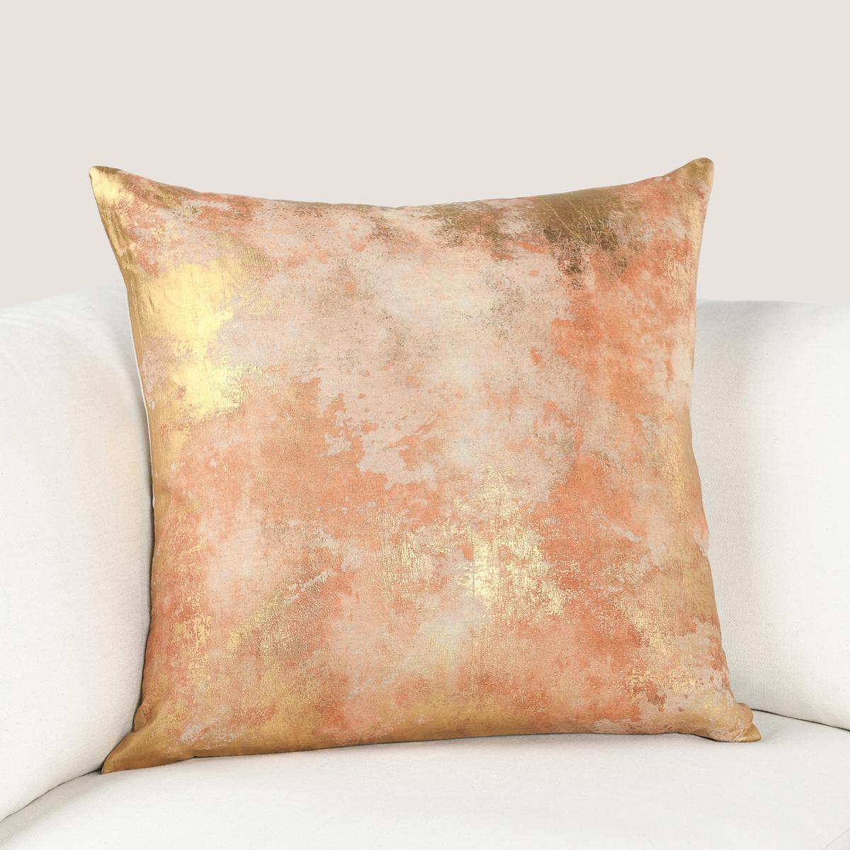 EQ Onara Burnt Orange/Gold 22x22 Throw Pillow (Set of 2) - Ornate Home