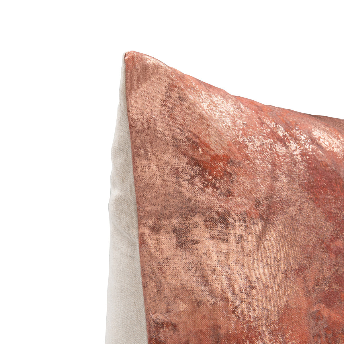 EQ Onara Rose Gold 22x22 Throw Pillow (Set of 2) - Ornate Home