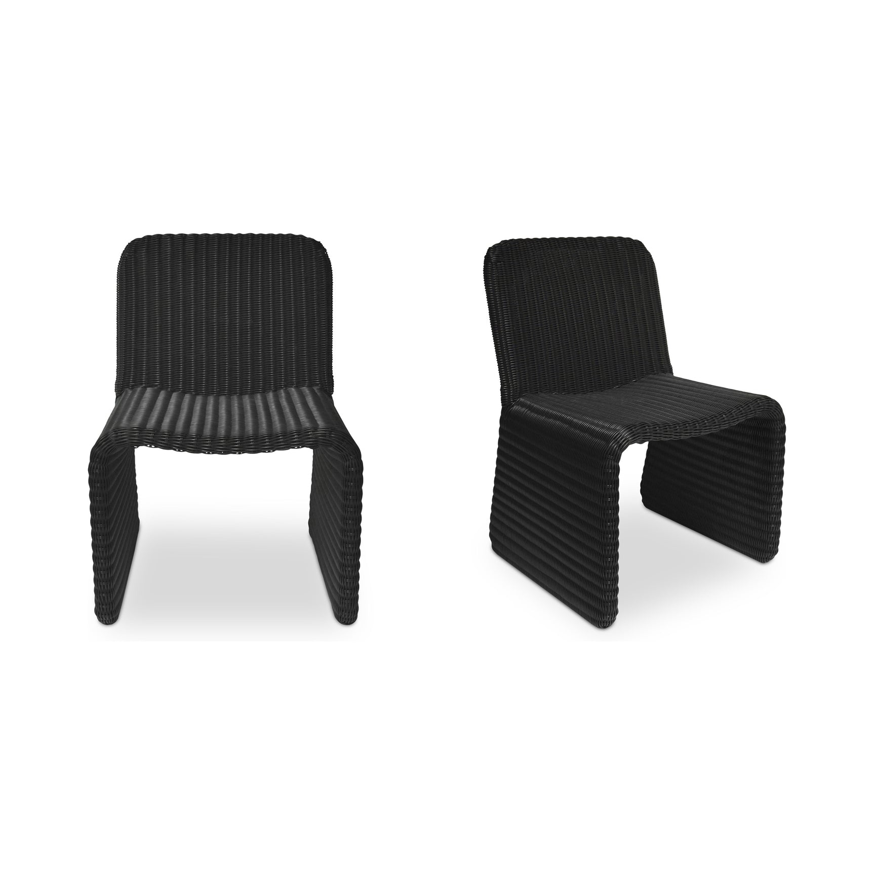 Ella Charcoal Outdoor Dining Chair (Set of 2)