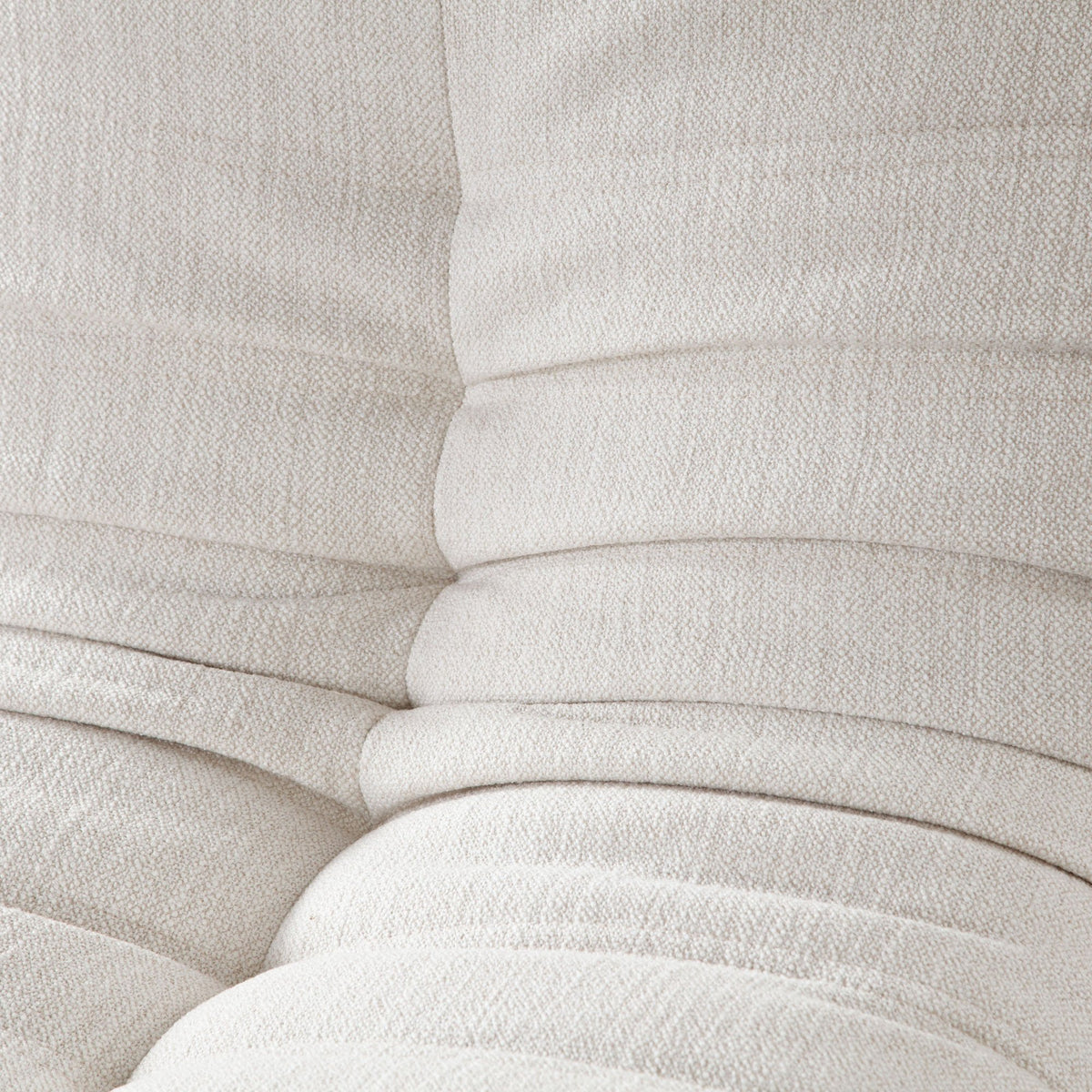 Ezra Cream Fabric 5-Pc Sectional 122" x 122" - Ornate Home