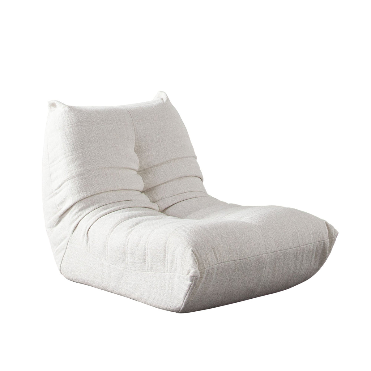 Ezra Cream Fabric 3-Pc Sectional - Ornate Home