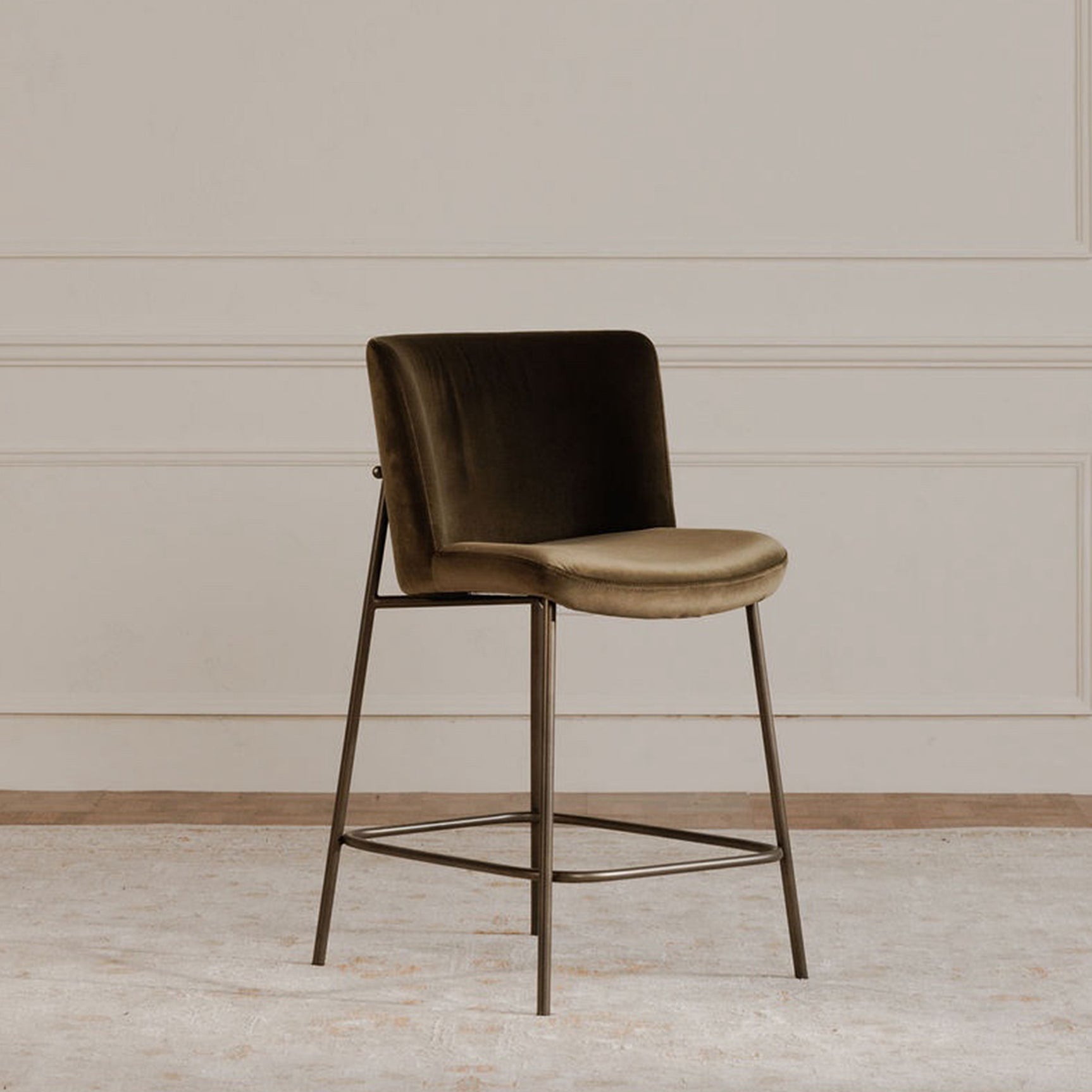 Early Green Bar Stool - Ornate Home