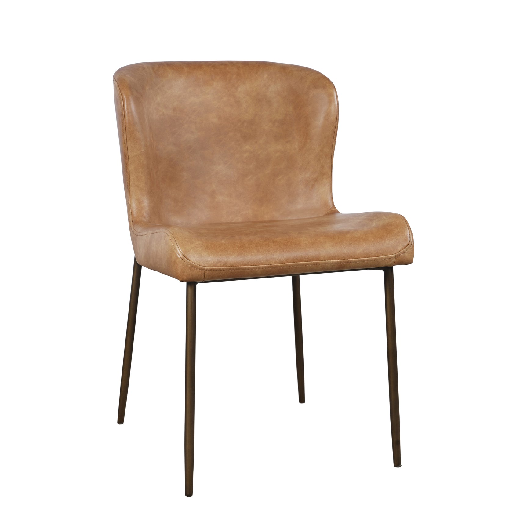 Easely Cognac Chair Cognac (Set of 2) - Ornate Home