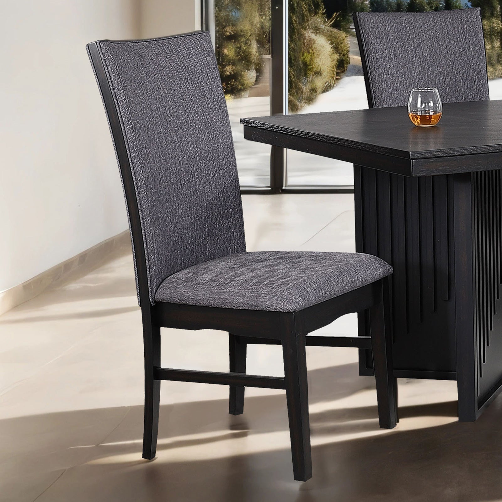 Easingwold Black 7 Piece Dining Set - Ornate Home