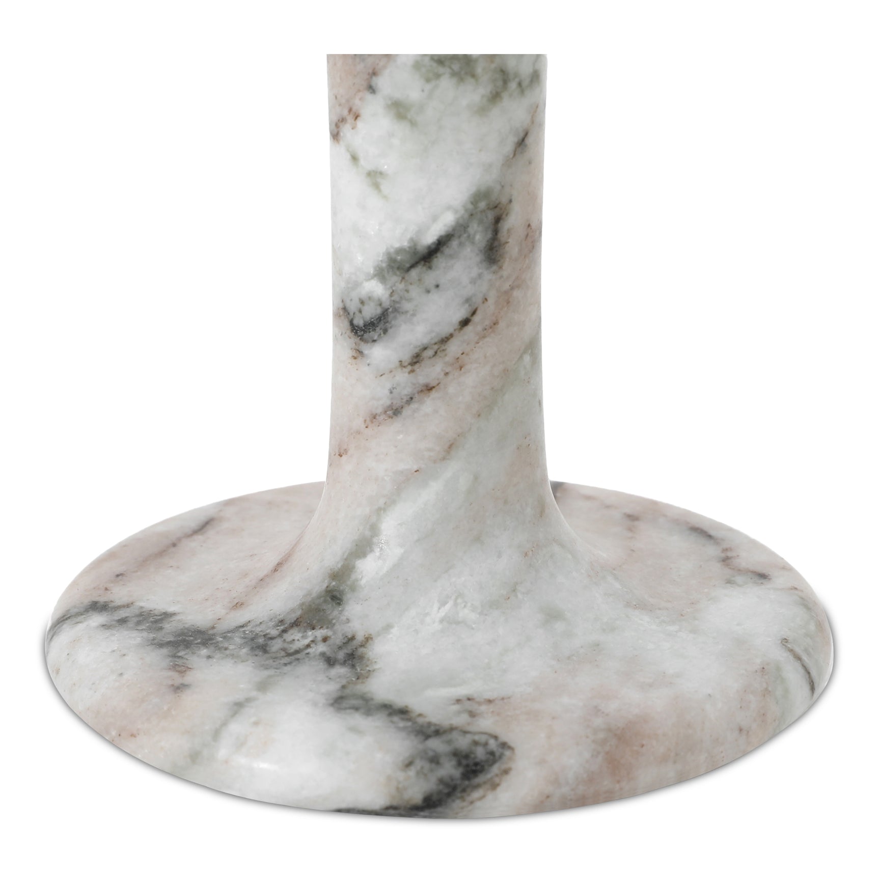 East Brown Torrent Marble Tall Candle Holder - Ornate Home