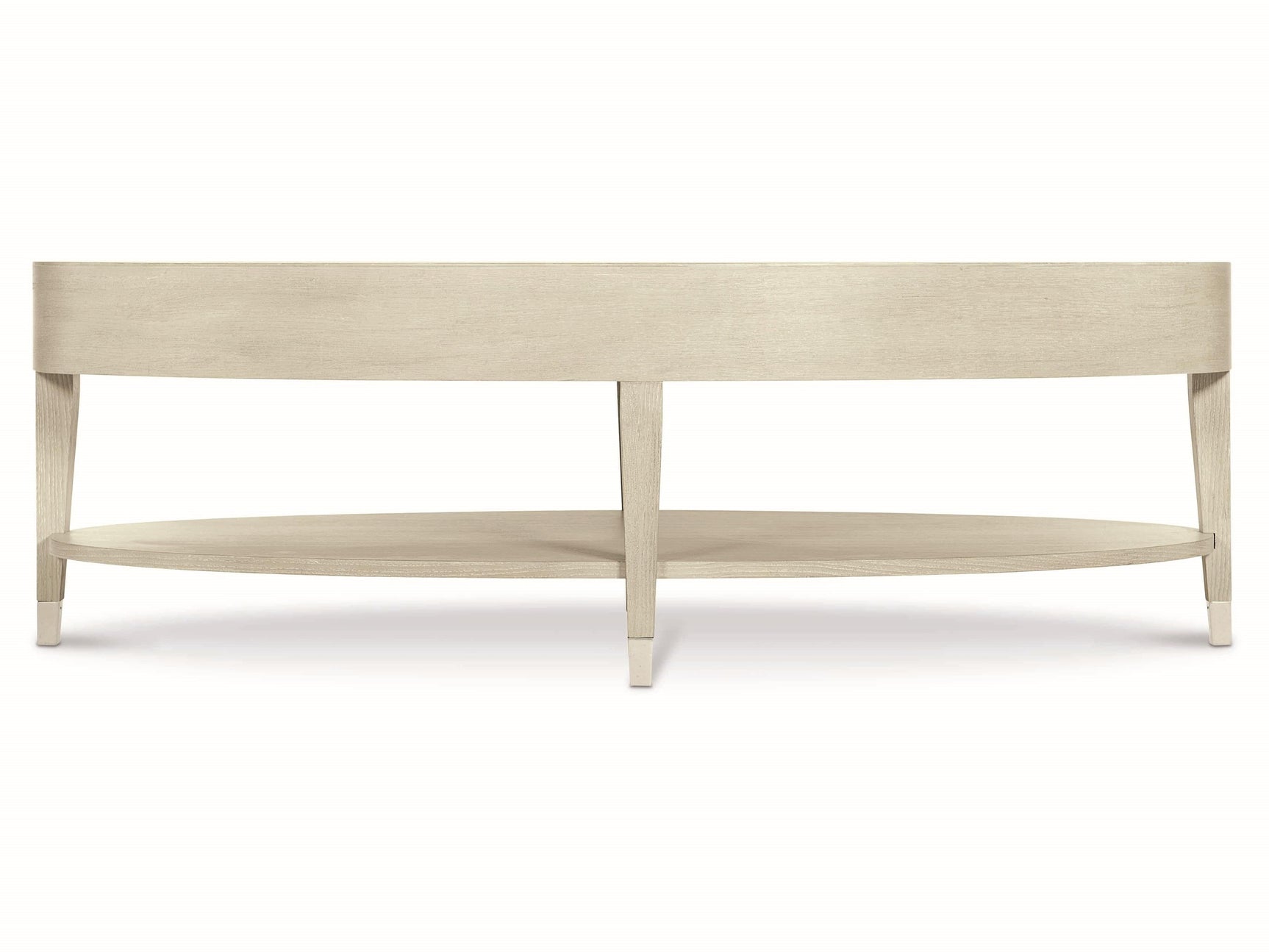 East Hampton Aged Silver/Cerused Linen Cocktail Table - Ornate Home