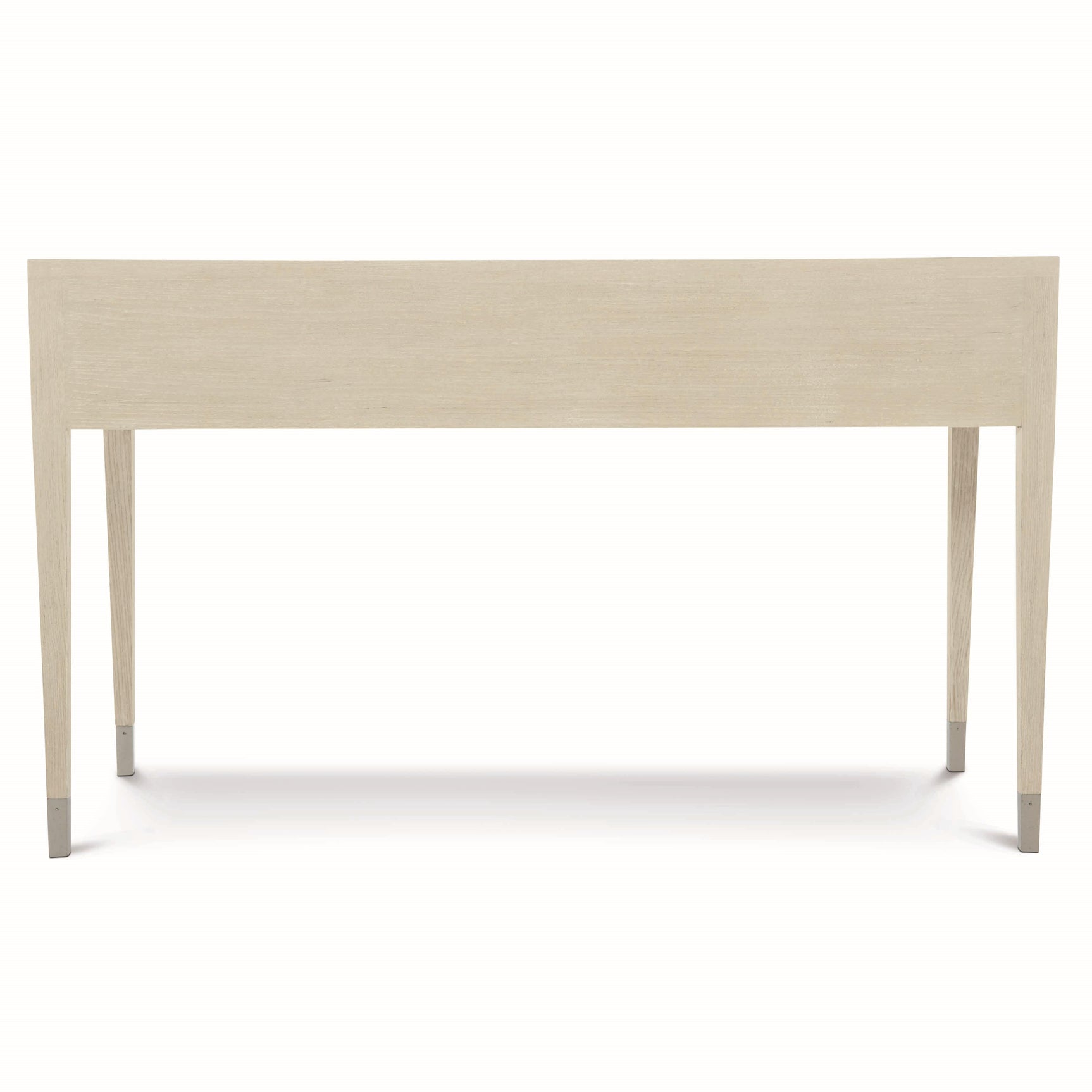 East Hampton Aged Silver/Cerused Linen Desk - Ornate Home