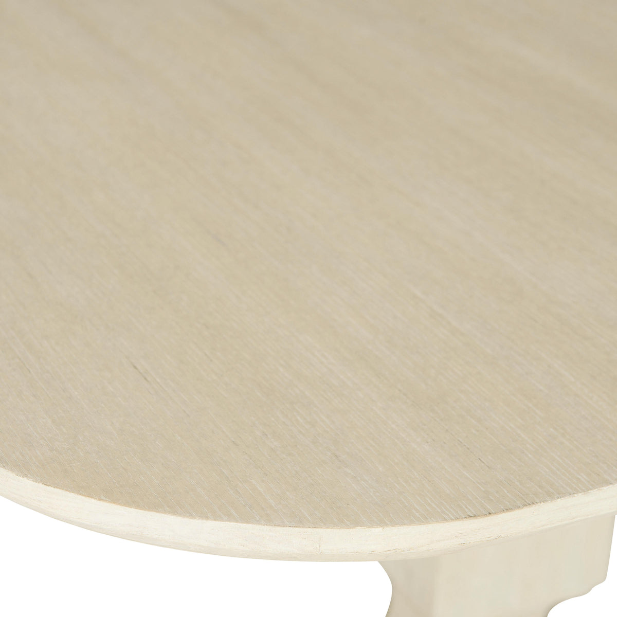 East Hampton Cerused Linen Dining Table - Ornate Home