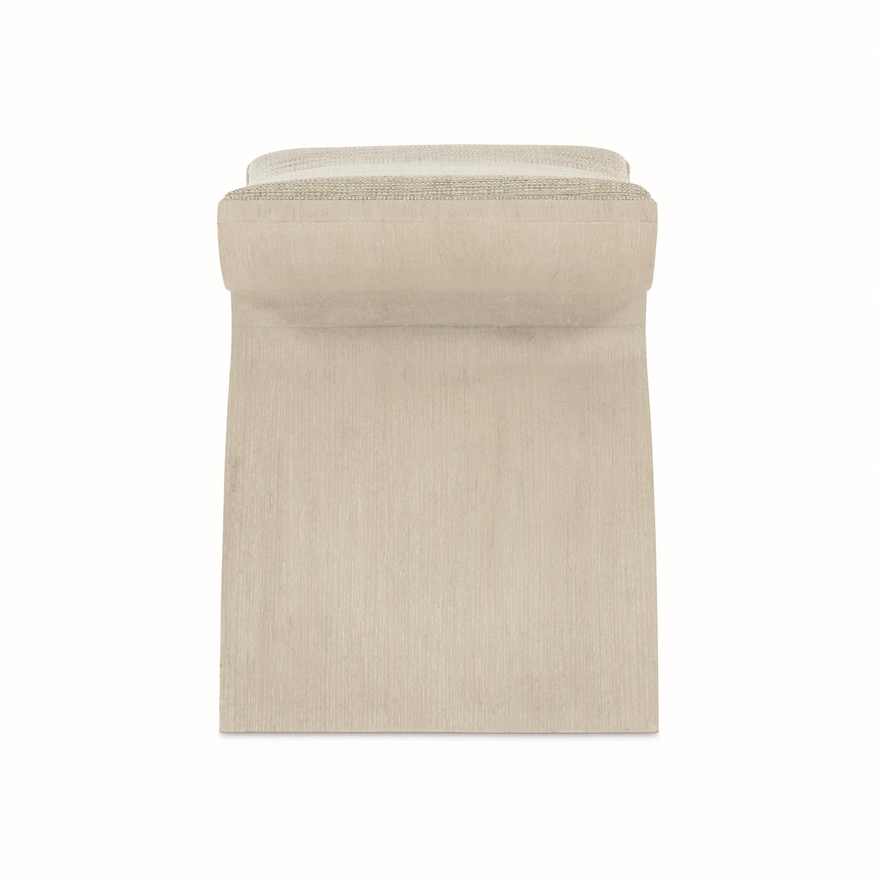 East Hampton Cerused Linen/Grey Bench - Ornate Home