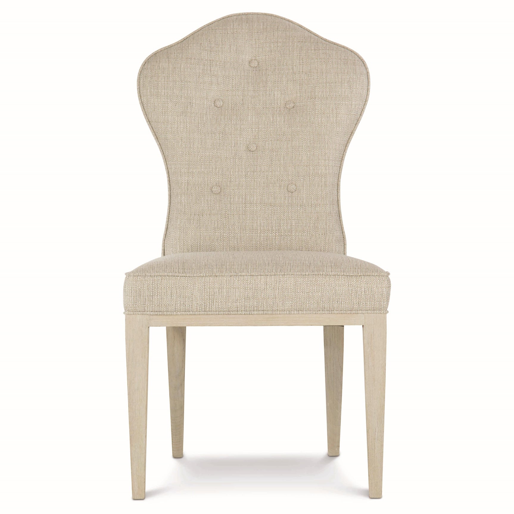 East Hampton Cerused Linen/Muted Grey Side Chair - Ornate Home