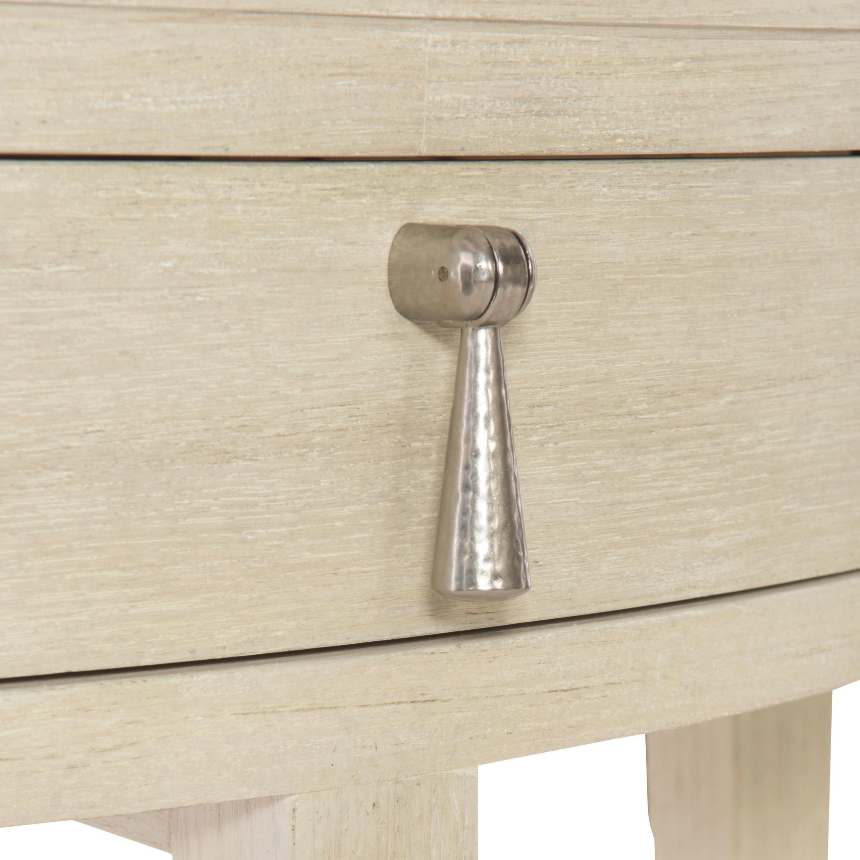 East Hampton Cerused Linen Nightstand - Ornate Home