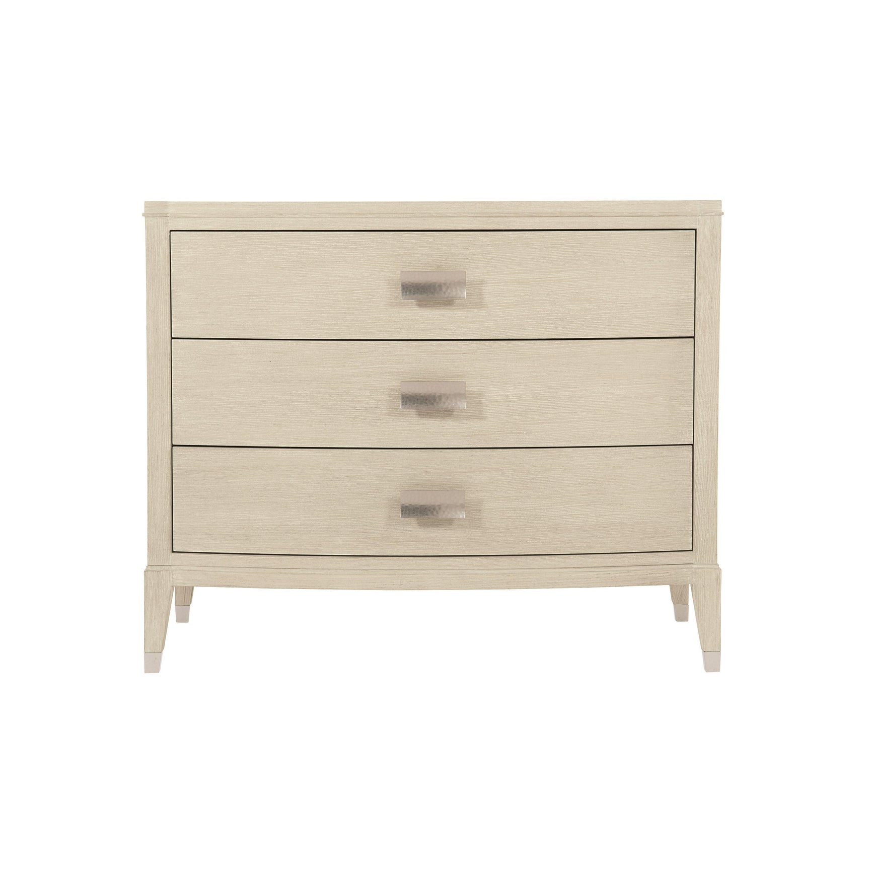 East Hampton Cerused Linen Nightstand - Ornate Home