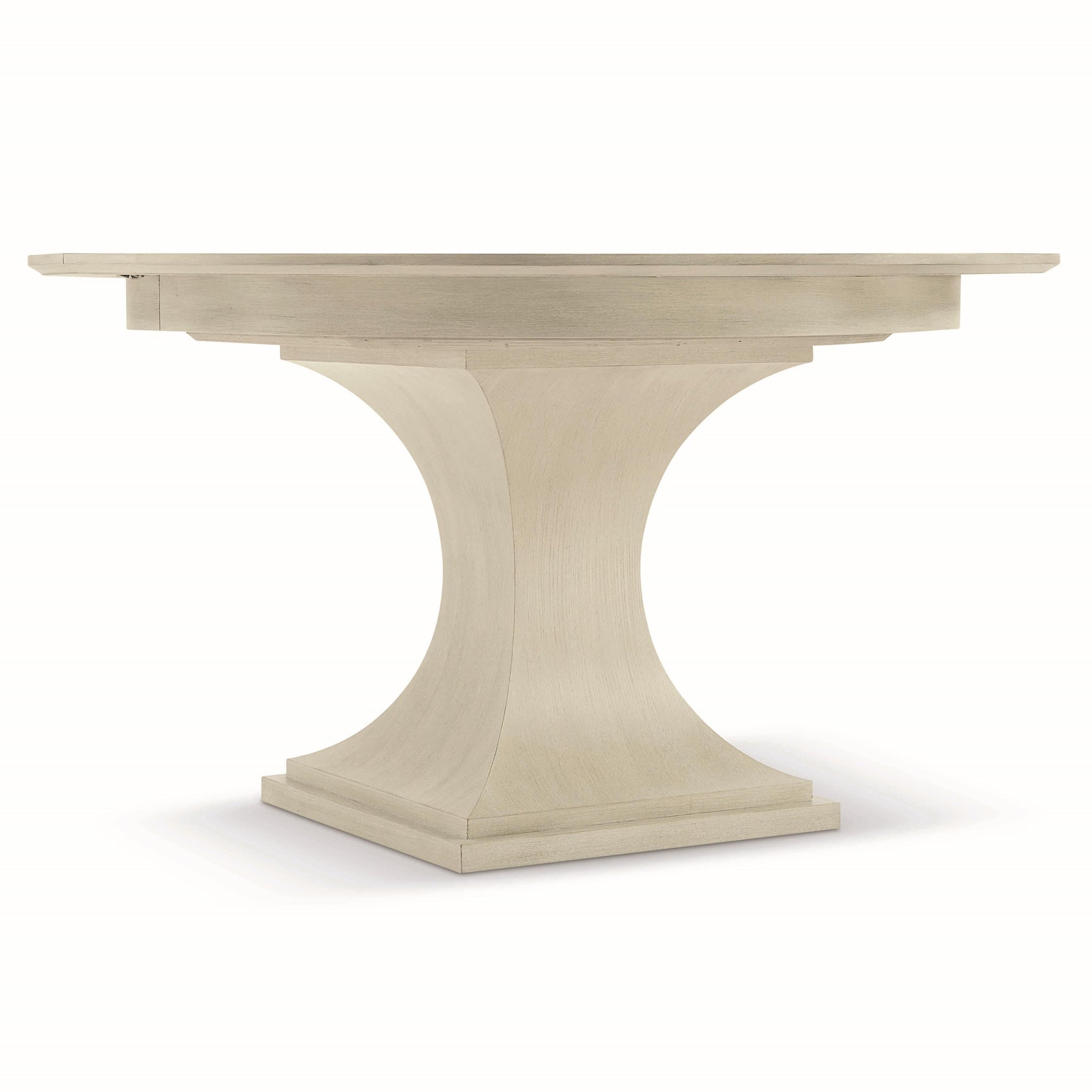 East Hampton Cerused Linen Round Dining Table - Ornate Home