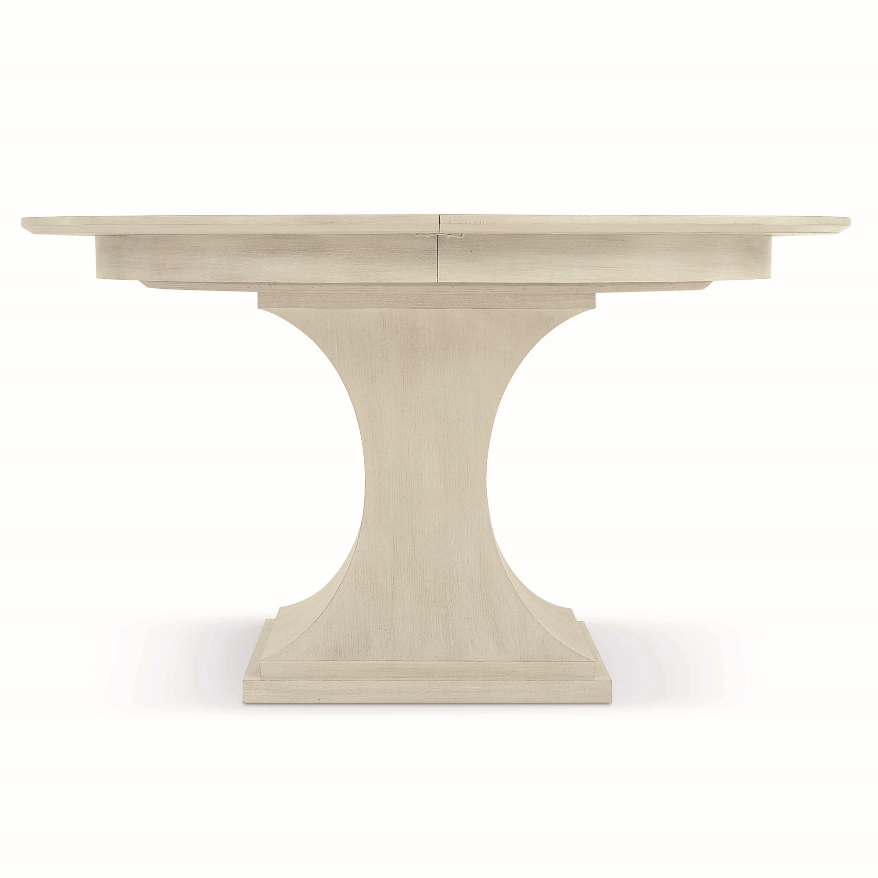 East Hampton Cerused Linen Round Dining Table - Ornate Home