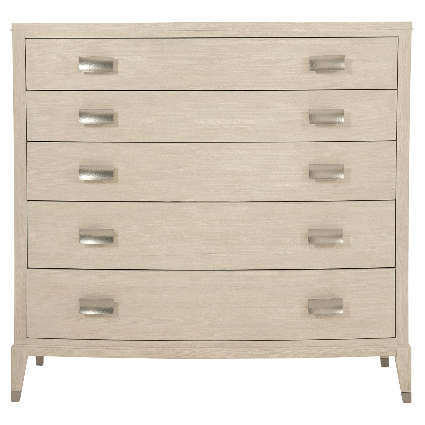 East Hampton Cerused Linen Tall Drawer Chest - Ornate Home