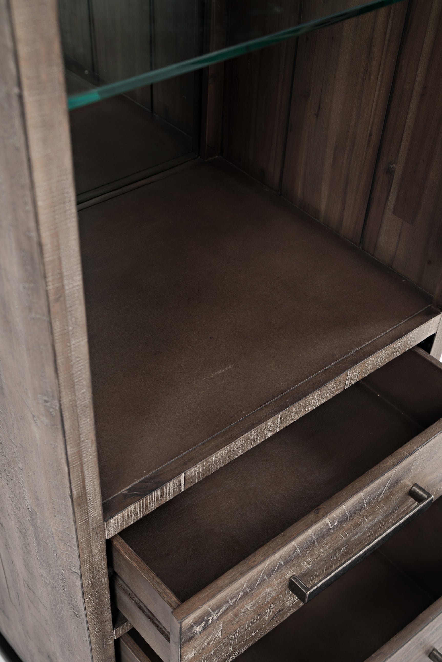 East Hampton Distressed Grey 22 Pier Unit - Ornate Home