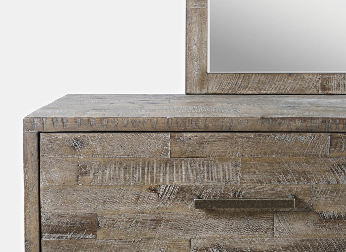 East Hampton Distressed Grey 3-Piece Queen Storage Bedroom Set - Ornate Home