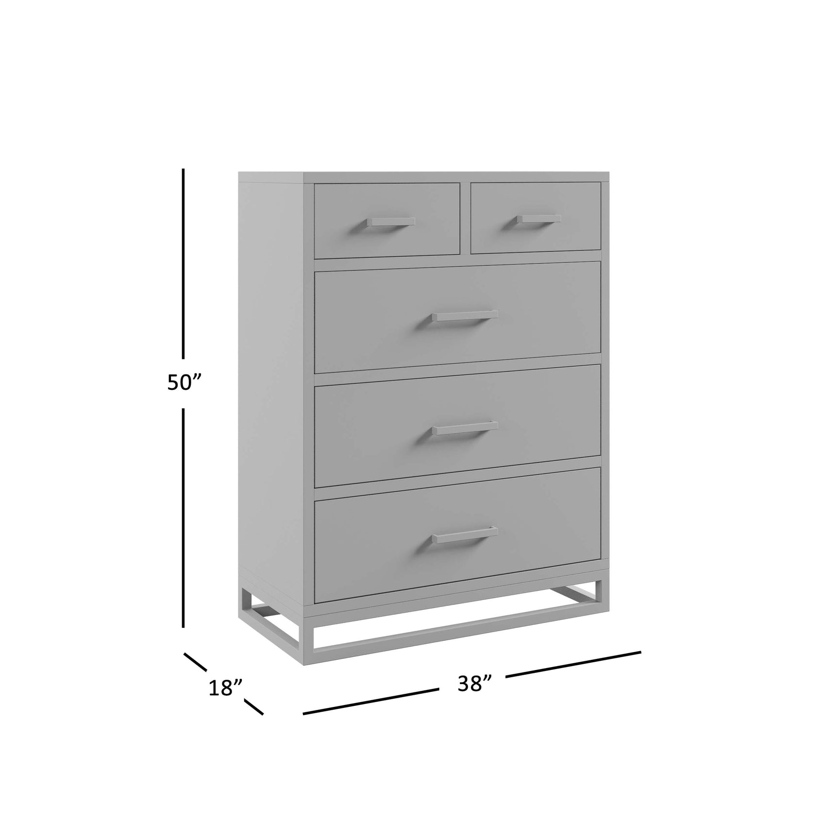 East Hampton Distressed Grey Chest - Ornate Home
