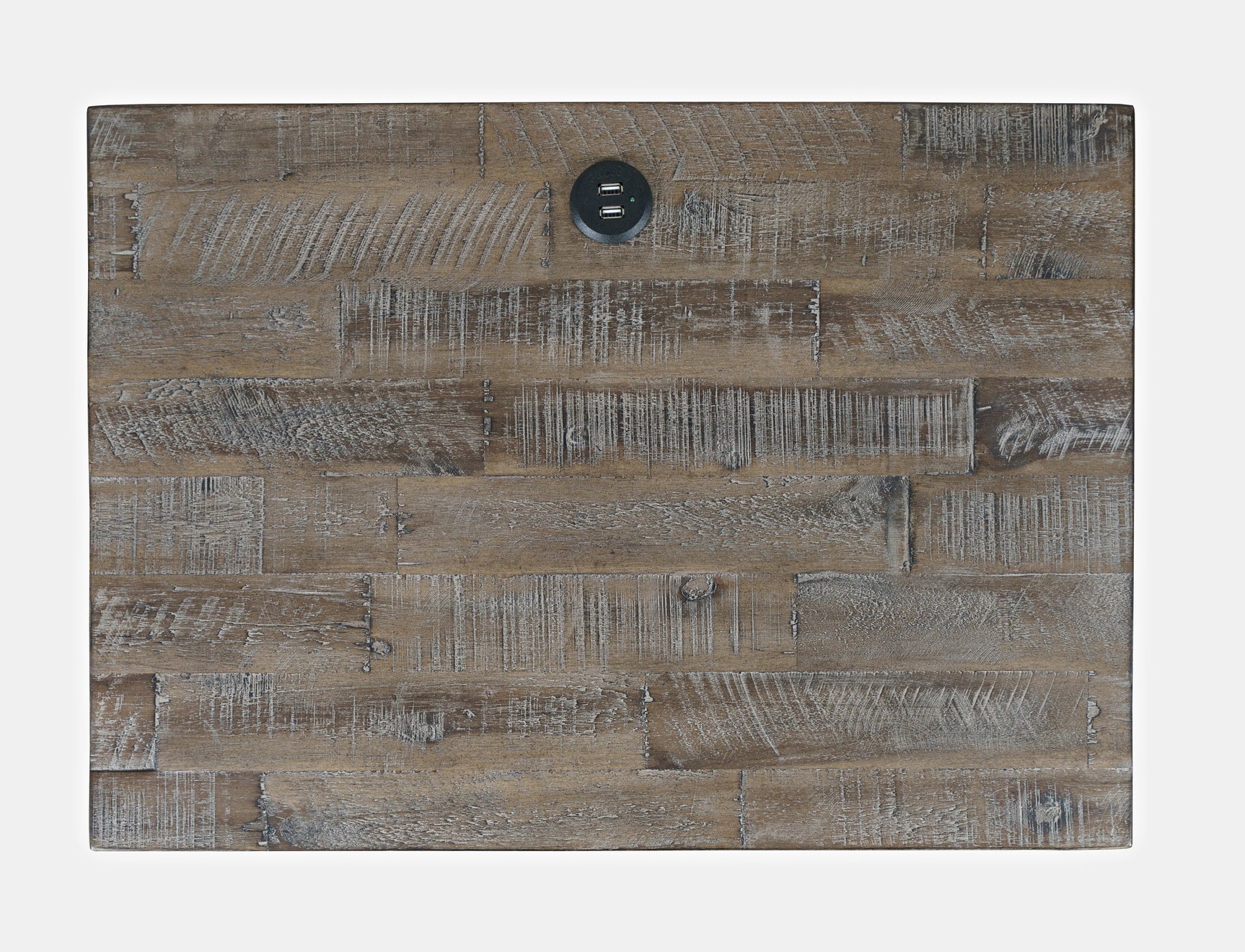East Hampton Distressed Grey Nightstand - Ornate Home